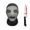 Scary Design Cosplay Mask Stretch Mesh Horror Mask Ghost Face Full Face Mask  Performance Show