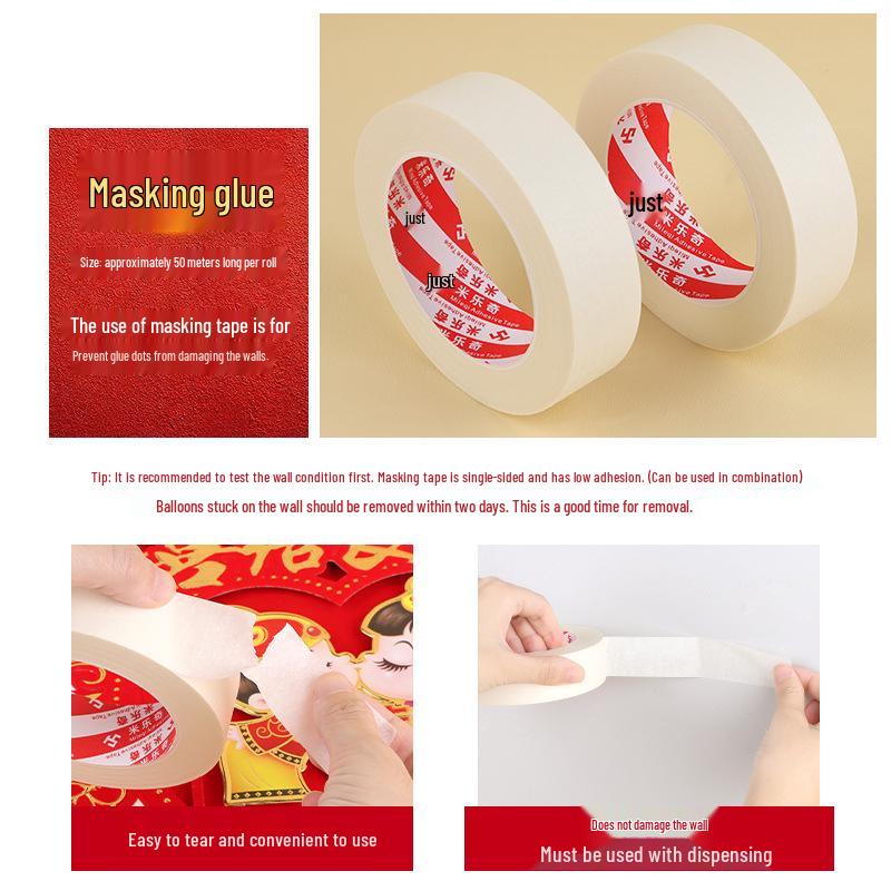 Wedding Room Decor Nano Tape: Double-Sided, No Residue, Wall-Safe Balloon Dot Glue