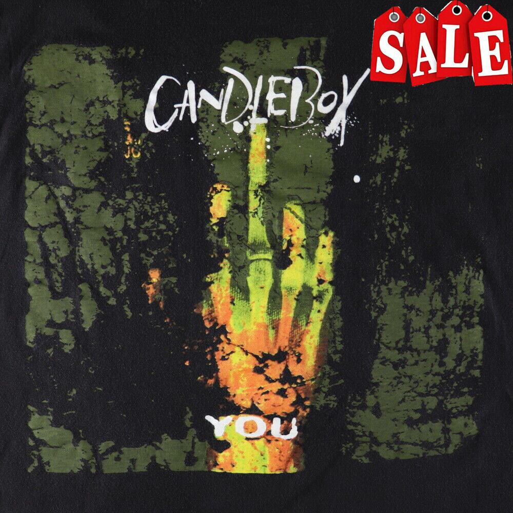 Vintage 1990s Candlebox You Shirt Short Sleeve Black All Size Unisex T-Shirt L