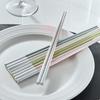 Kemanduo Elegant PPS Food-Grade Alloy Chopsticks Set - 10 Pairs
