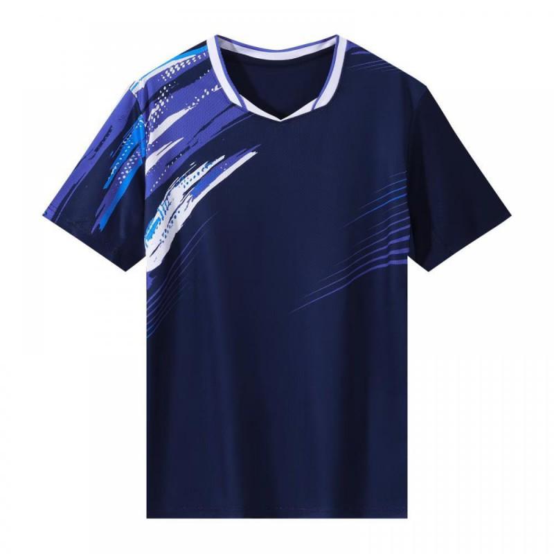 Unisex Quick-Dry Badminton Set Short Sleeve Shirt Shorts Men Women Kids Sports Training Competition