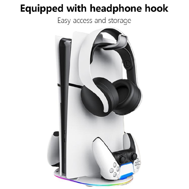 Multifunction Charging Dock with Light Multifunction charges Stand ABS Charging Station Simple Installation for P5 Slim