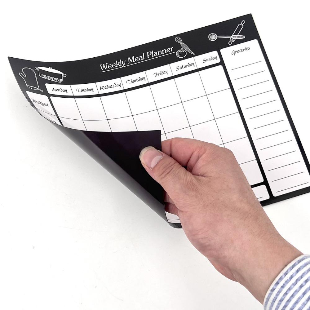 Magnetic Fridge Calendar Sticker Erasable Menu Board Whiteboard Fridge Sticker  Mother