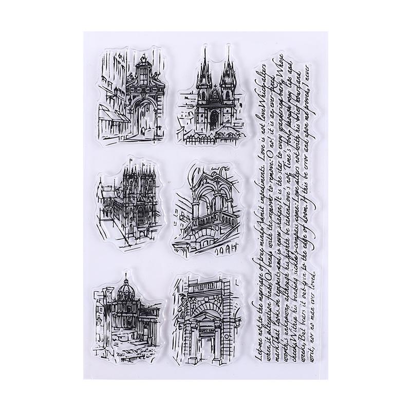 Retro Icons Silicone Stamps for Journals, DIY Photo Albums, and Card Decoration