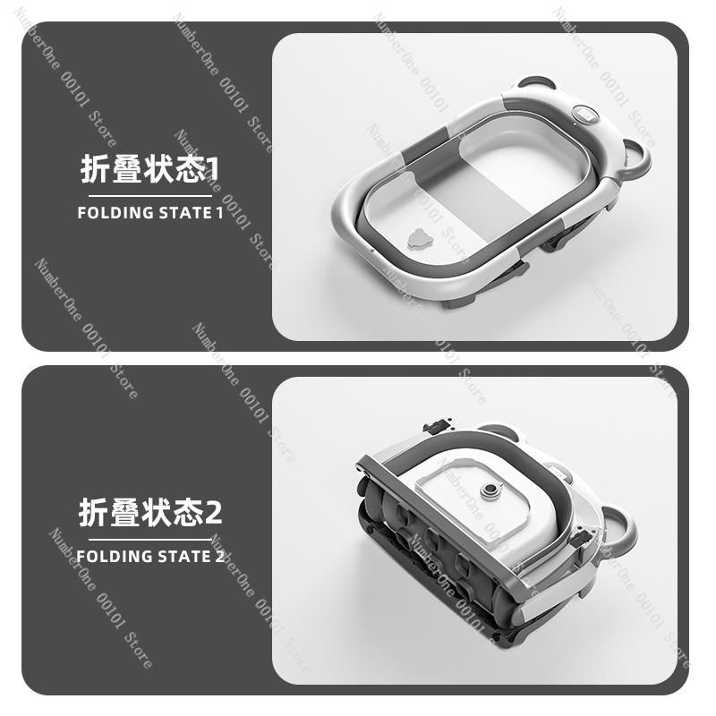 Pet Bath Basin, Cat-specific Bathtub, Anti-run Cat Bath Basin, Foldable and Portable Puppy Bath Tub