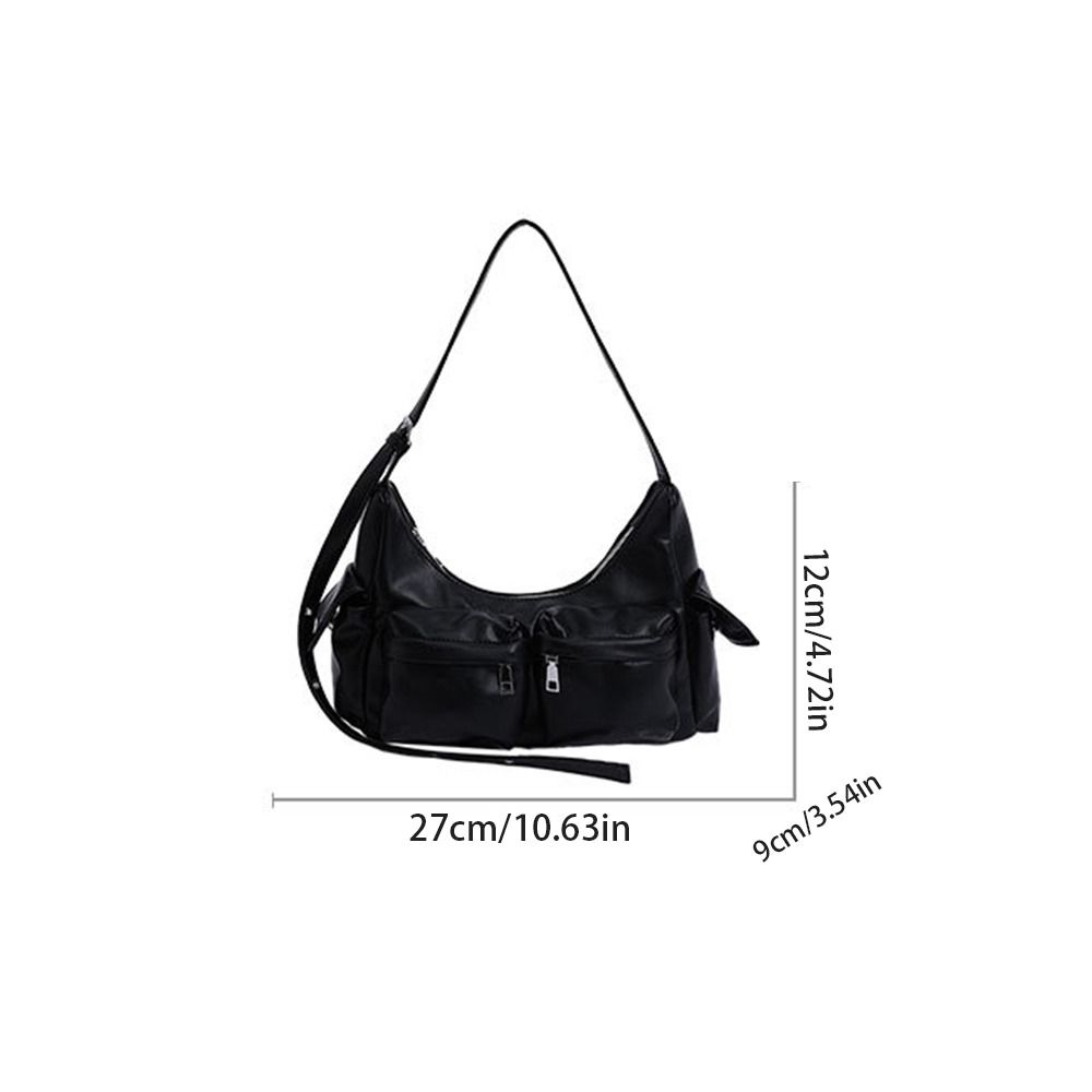 Fashion Retro Shoulder Bag Spicy Girl MotorcycleBag Trend Armpit Bag  Shopping