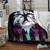 Stranger Eleven Upside Down Flannel Blanket, Soft Polyester, Modern Design, All-Season for Camping, Travel, Gifts for Holidays or Birthdays