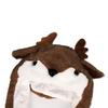 Plush Animal Hat Winter Warm Beanie with Long Ear Flaps Cute Elk with Moving Ears Christmas Gift for Teens Boys Girls