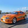 1:24 Scale Supra Bull Demon King A80 Sports Car Alloy Die-Cast Car Model Ornaments Convertible Boy Toy Car Gift