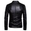 Men Leather Jacket Autumn Winter Fashion Motorcycle Style Male Business Casual Coat Western Mens Cowboy Jackets