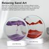 Moving Sand Art Picture Sandscape in Motion Display Flowing Sand Frame for Home Office Desktop Decoration