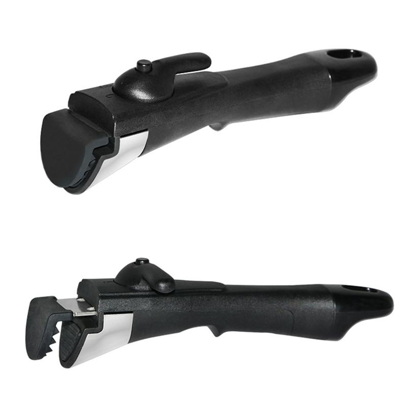 A96K-Removable Detachable Pan Handle Pot Dismountable Clip Grip Handle For Kitchen Frying Pan Clamp Outdoor Tableware Tools