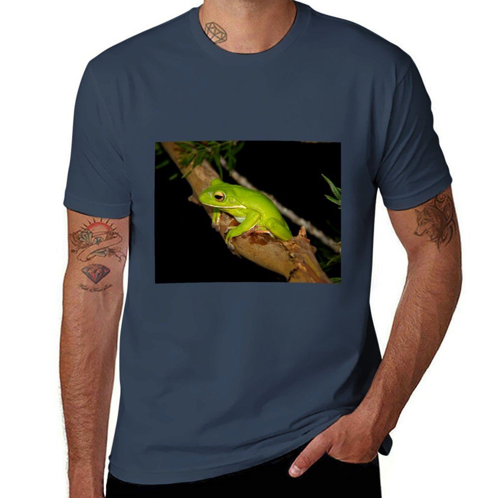 Green Tree Frog TShirt g Unisex t shirts for Unisex cotton tshirt 100 TShirt S