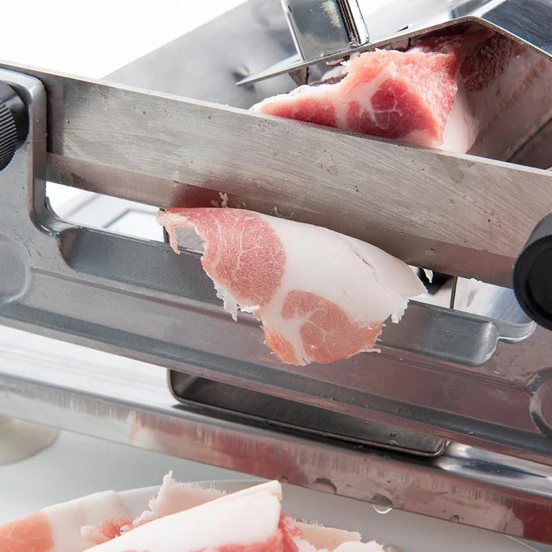 Hot Pork Belly Vegetable Slicer Frozen Meat Processor Cutting Machine Mutton Rolls Cutter Fruit Easy Slicer Kitchen Accesory
