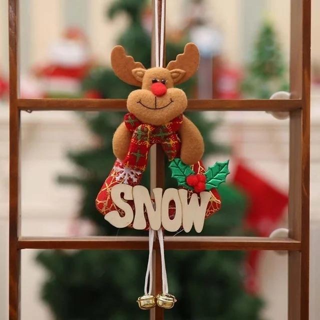 

С Рождеством Христовым Украшения Сделай сам Рождественский подарок Дед Мороз Снеговик Подвеска на елку С Новым годом Кукла Подвесное украшение для дома Ноэль Натал elk