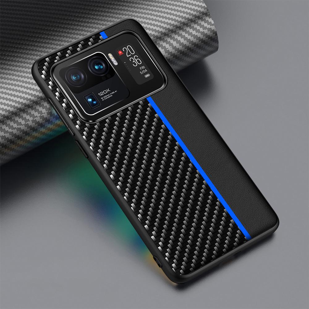 Xiaomi 13Ultra Carbon Fiber Pattern Kevlar Anti-Fall Leather Case for Xiaomi 11Pro