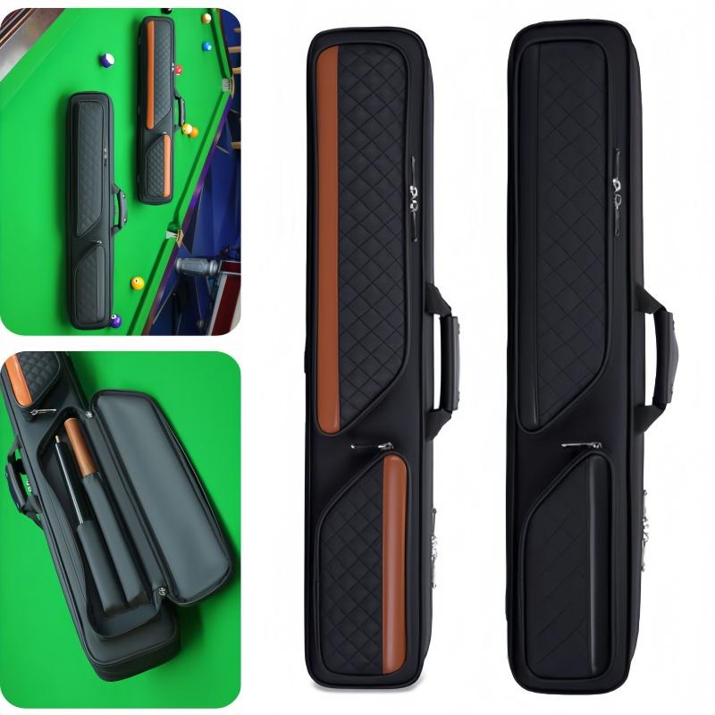 Pool Cue Bag 1 or 2 Cue Capacity Waterproof Oxford Fabric Lightweight Dustproof with Shoulder Strap For Snooker Tournament