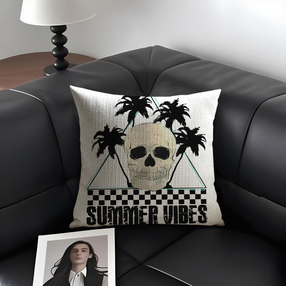 Fashionable Print StreetTrendy Brands Pillow Case Pattern Printed Pillowcase for Living Room Sofa Cushion Cover  Bedroom Decor