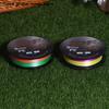 9 Braids PE Braided Fishing Line Wear-Resistant for Freshwater And Saltwater Rainbow & Gray Colors