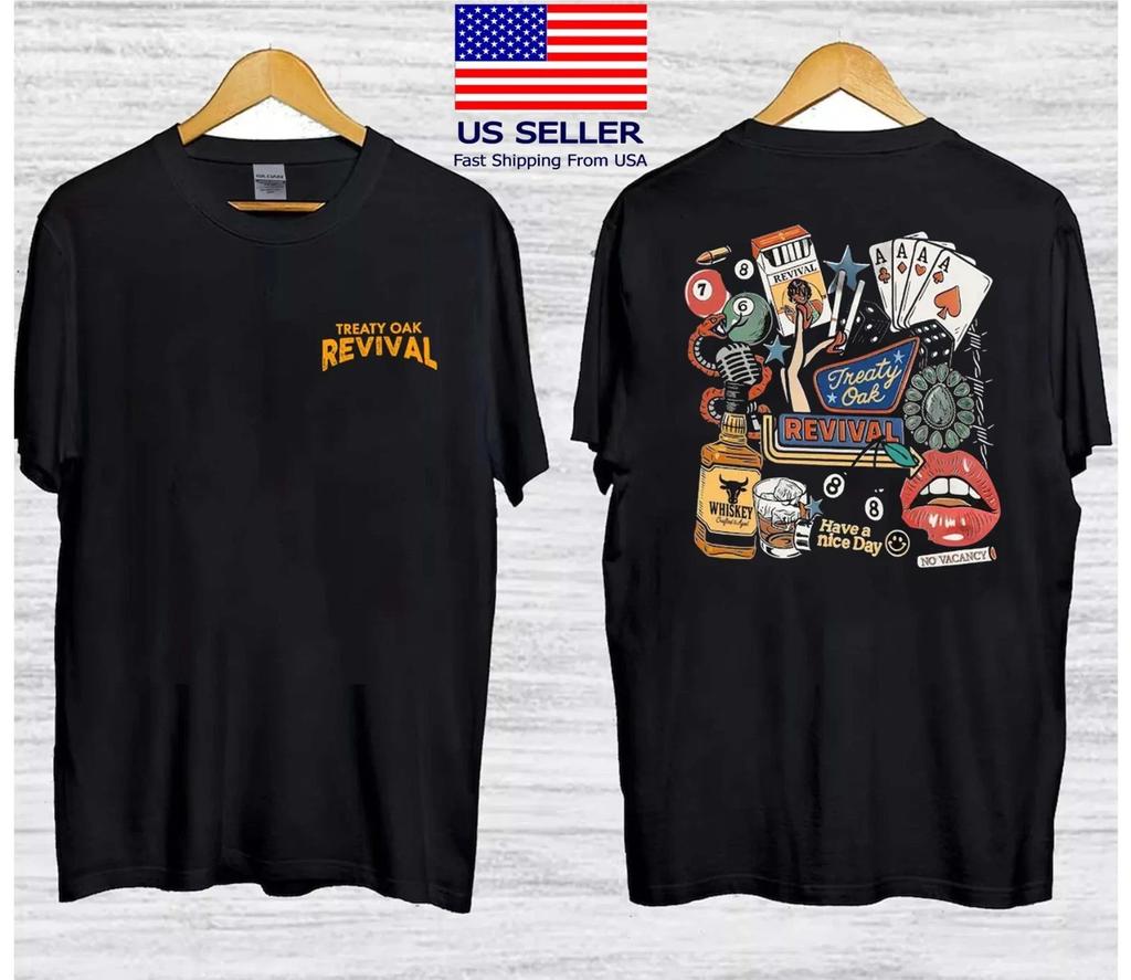 Treaty Oak Revival Trendig T-shirt, Countrymusik Unisex-skjorta