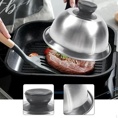 Tapa para Hamburguesa Domo para Derretir Queso Herramienta para Barbacoa Accesorio para Plancha Comida para