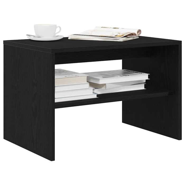 VidaXL Meuble TV chêne noir 60x40x40 cm bois d'ingénierie, unité TV, console TV, banc TV, meuble de télévision, meuble 859101