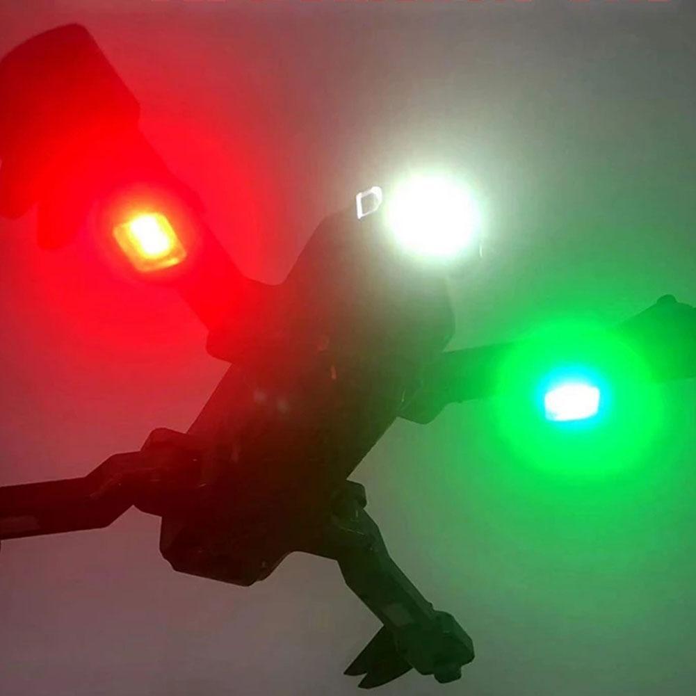 Motorrad Lichter RC Drone LED Flash Position Drahtlose Licht Für RC Fix Flügel Flugzeug Flugzeug Hubschrauber Warnleuchten