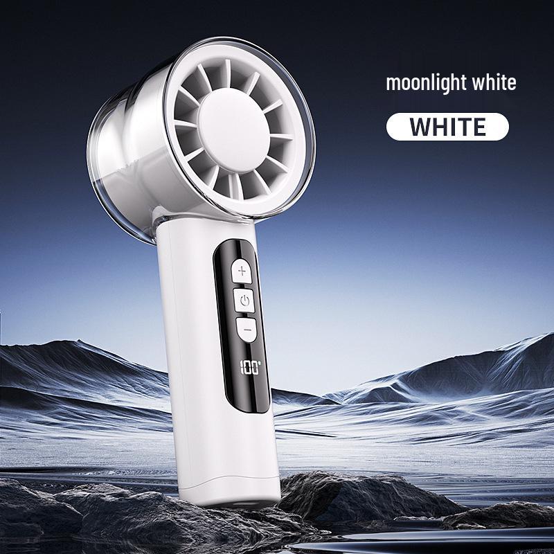 

High-Speed Portable Mini USB Fan - Compact Electric Handheld with Digital Display, Perfect Student Gift High-Speed Fan