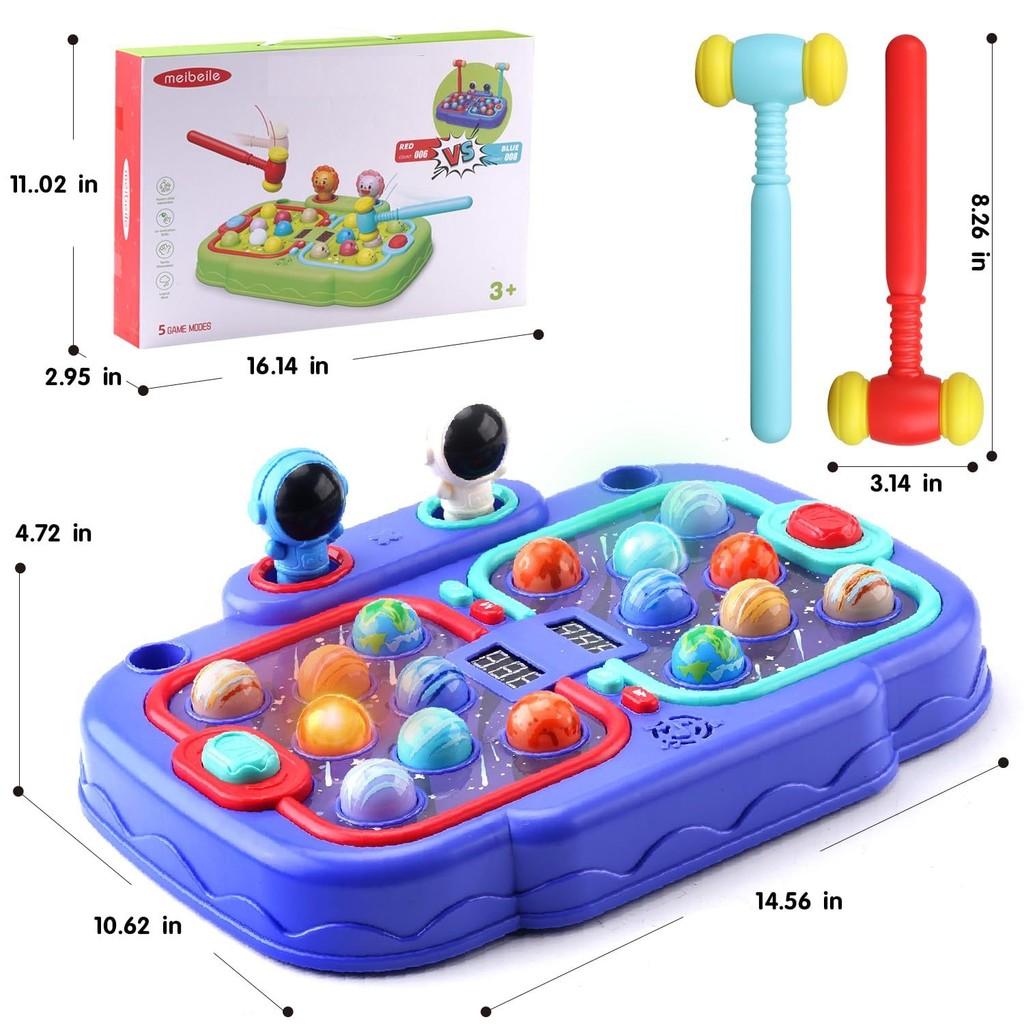Children Whack A Mole Interactive Toy With Sound For Family Play And Brain Development