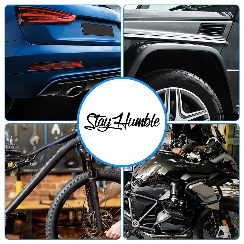 Generic Stay Humble Car Sticker, Stay Humble Car Sticker, English Body Sticker, Stay Humble