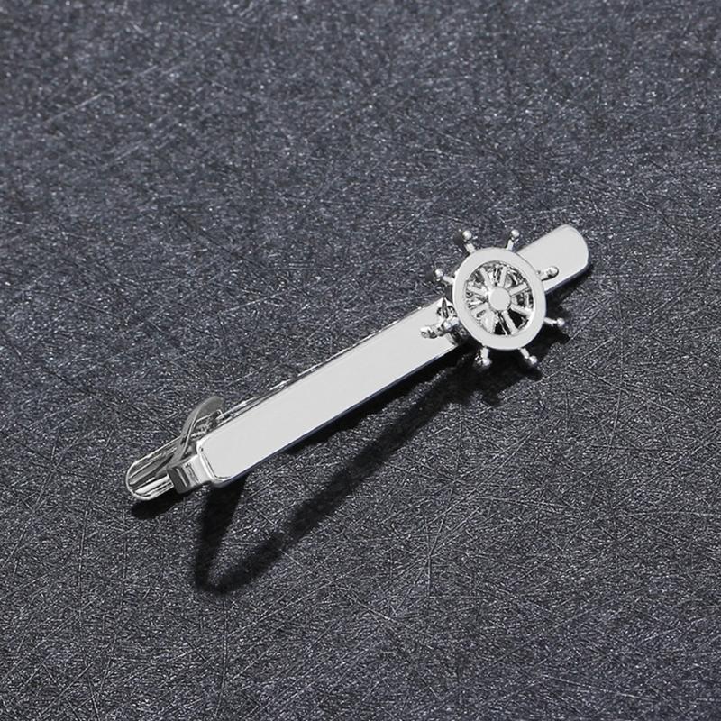 Pince à Cravate en Alliage pour Homme Mariage Cravate Cravate avec Strass Pince à Cravate pour Gentleman