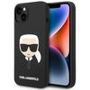Etui Do iPhone 14 Plus Karl Lagerfeld Silicone Karl's Head Czarne