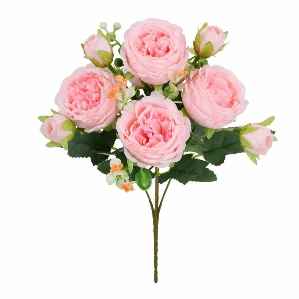 Realistic Touch Artificial Flowers Long Stem Fake Roses Home Wedding Bridal