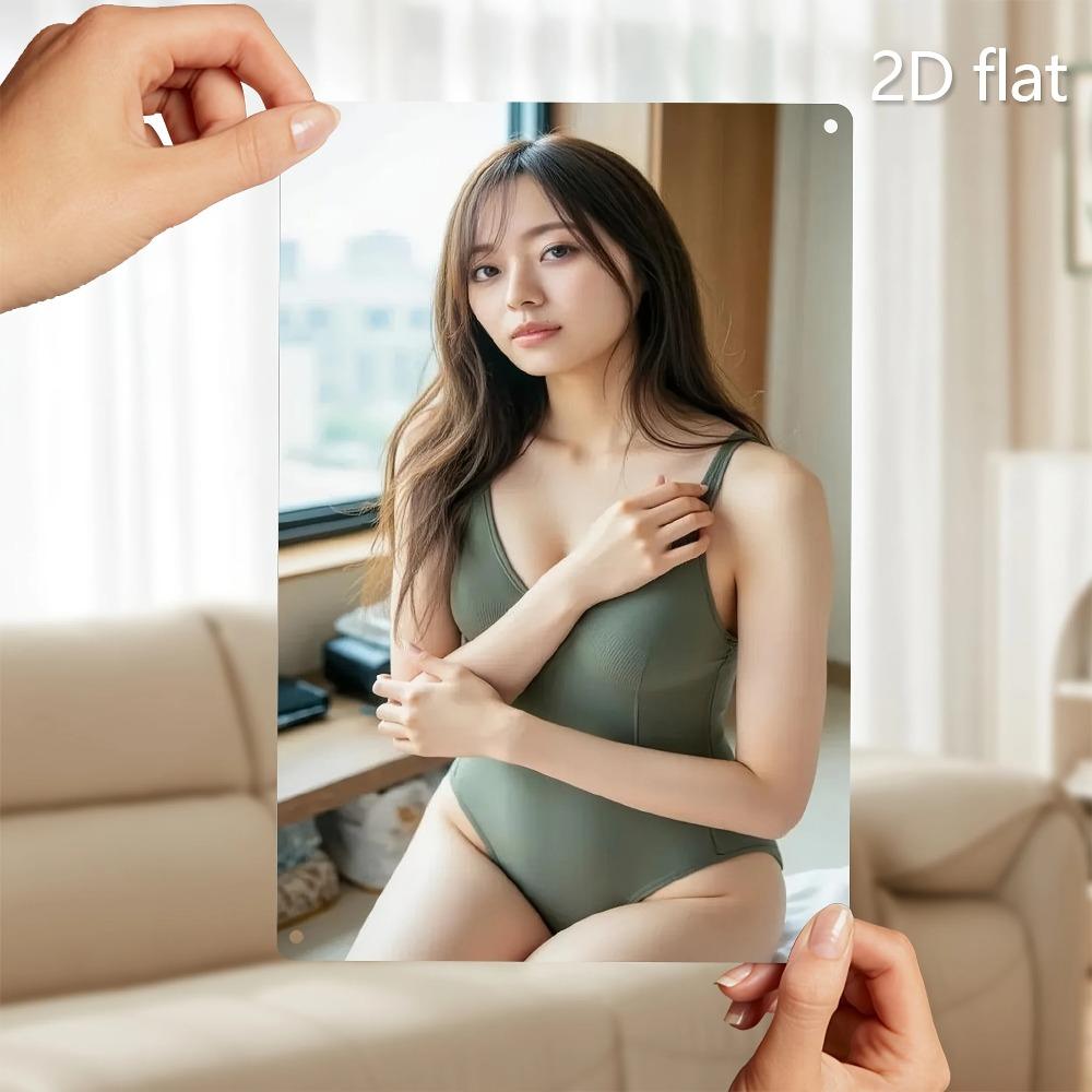 Современная жестяная металлическая табличка Декор настенного искусства Русалка Винтажное Морское Оформление Дома Офиса Сада 20x30cm