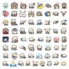 65Pcs Kawaii Little Otter Graffiti Stickers Animal Cartoon Decal Notebook Phone Guitar Skateboard Waterproof Sticker Kid Toys