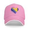 Unisexs Womens Bosnia and Herzegovina Flag Outdoor Hat  Adjustable Baseball Caps Casual Baseball Cap Sports Hats