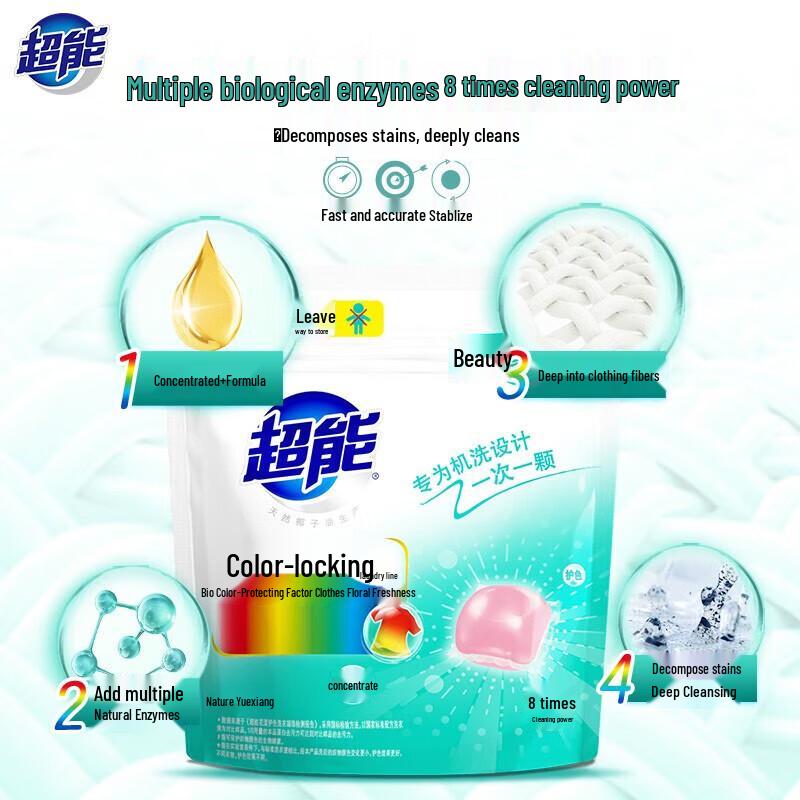 Chao Neng Floral Color Protect Laundry Pods