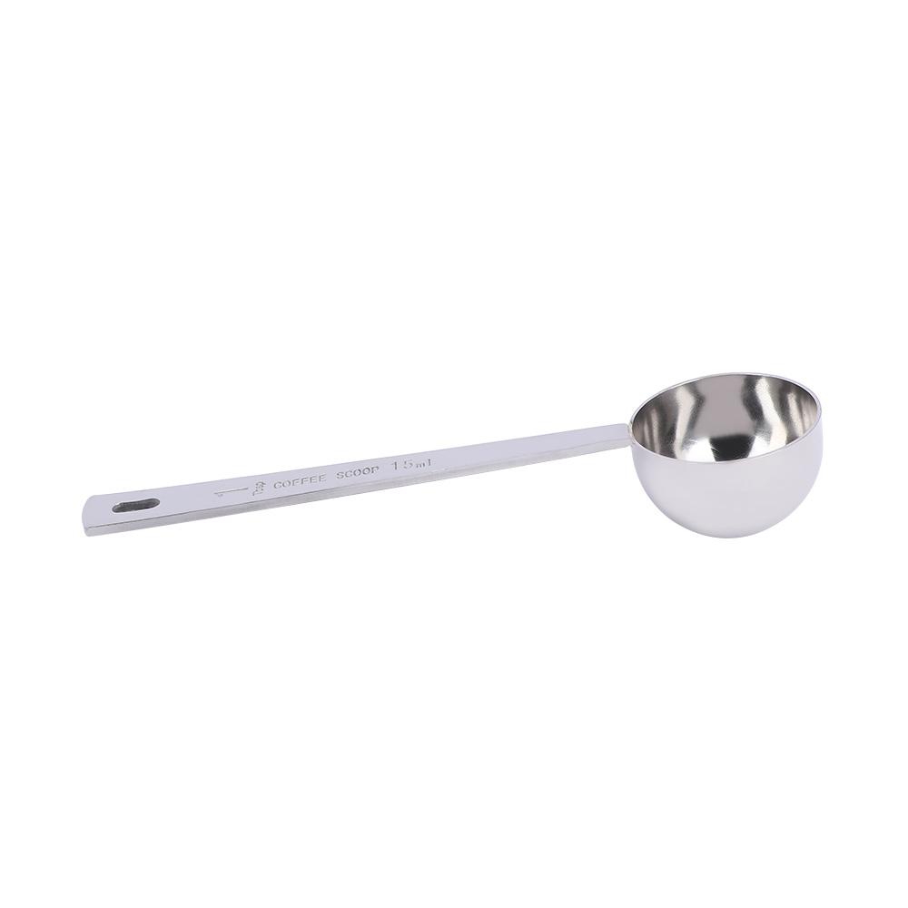 Stainless Steel Long Handle Thicken Tablespoon Measure Tools Measuring Spoon Coffee Scoop
