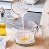 3-teiliges Messbecher-Set, Dickwandige Glas-Rührschüsseln mit Ausgießer, Küchen-Vorbereitungsschüsseln zum Backen und Kochen