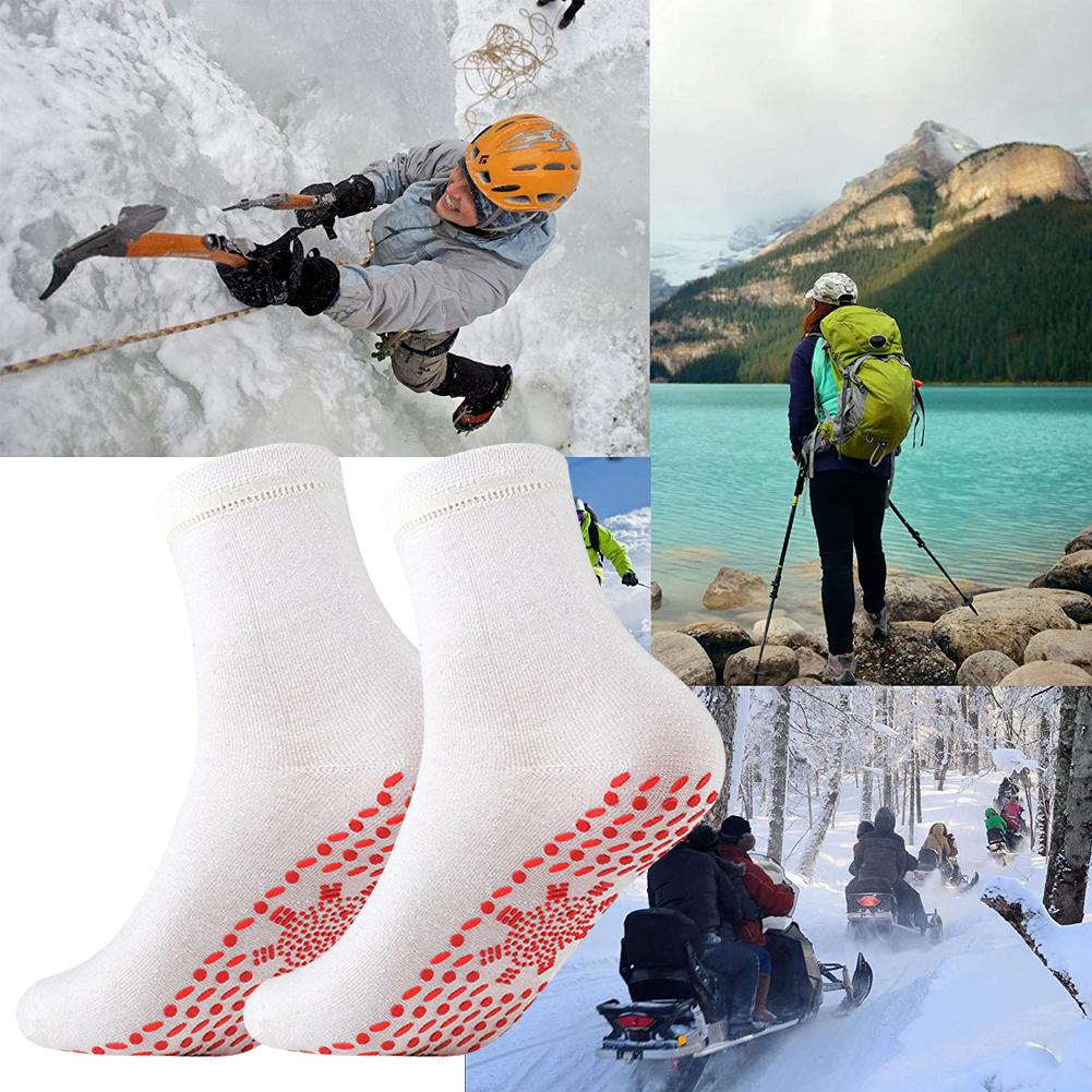 Warm Massage Socks Anti-Freezing Multifunctional Winter Sports Warm Stockings Breathable Anti-Fatigue for Outdoor Hiking Skiing