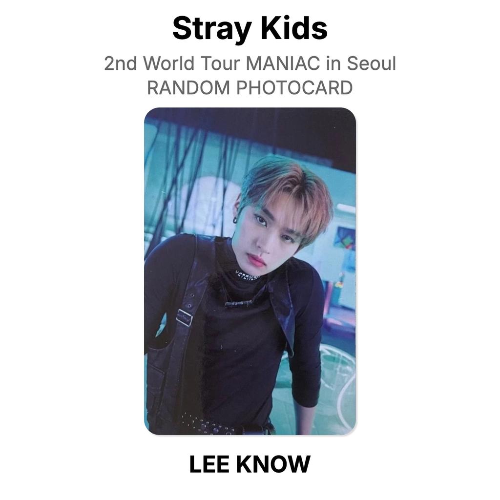 Stray Kids 2nd World Tour MANIAC In Seoul RANDOM PHOTOCARD Official Photocard