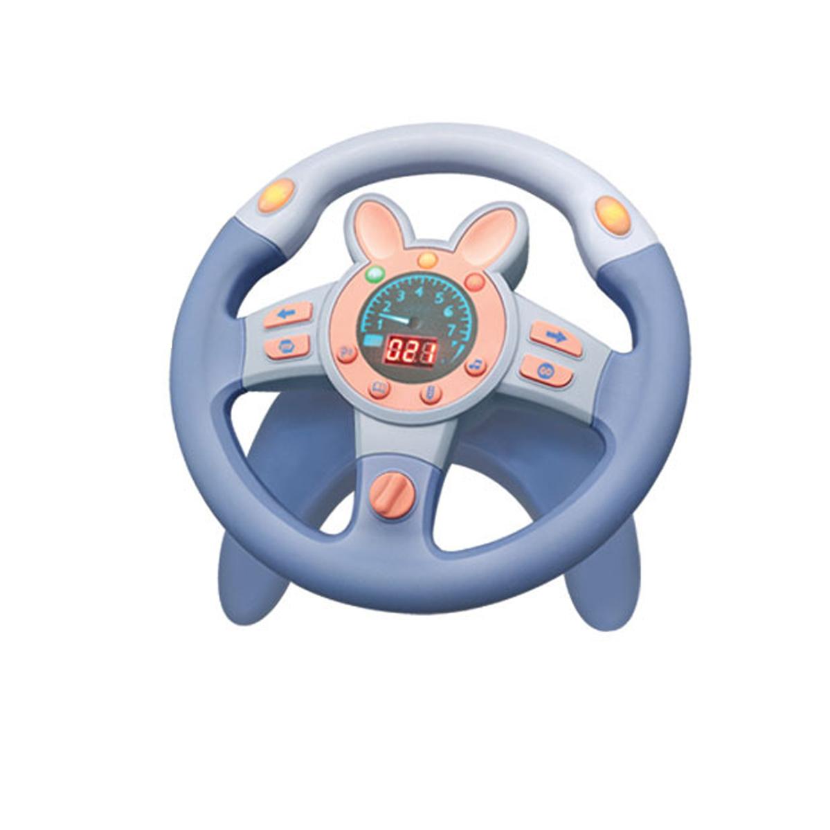 Multi Functional Driving Steering Wheel Plaything Children S Early Education Car Simulation Sound Light Steering Wheel Educational Plaything