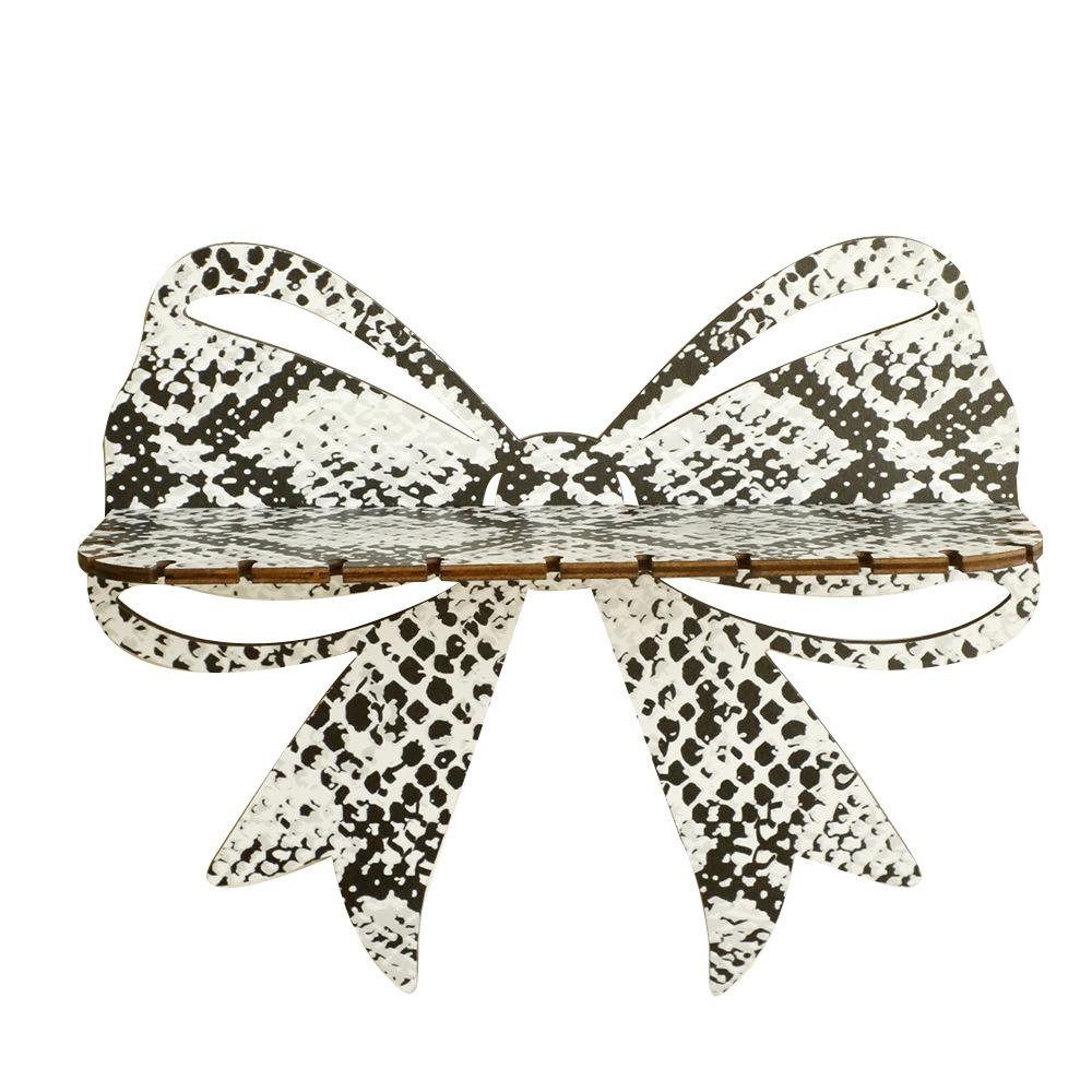 Snake Patterned Hanging Decoration Rack Wooden Wall Display Stand  Home Decoration