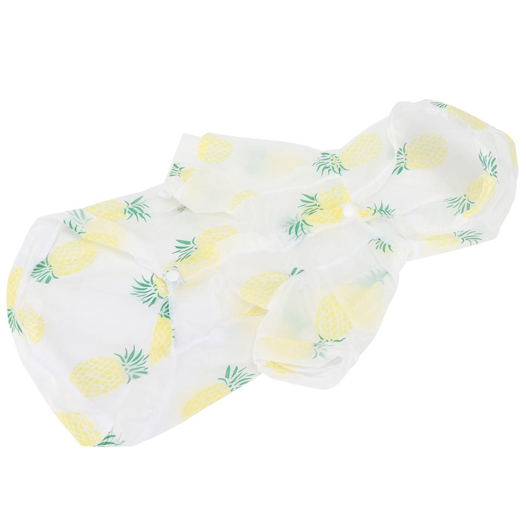 Odzież przeciwsłoneczna dla zwierząt poliestrowa odzież ochronna przed słońcem dla zwierząt z nadrukiem owoców