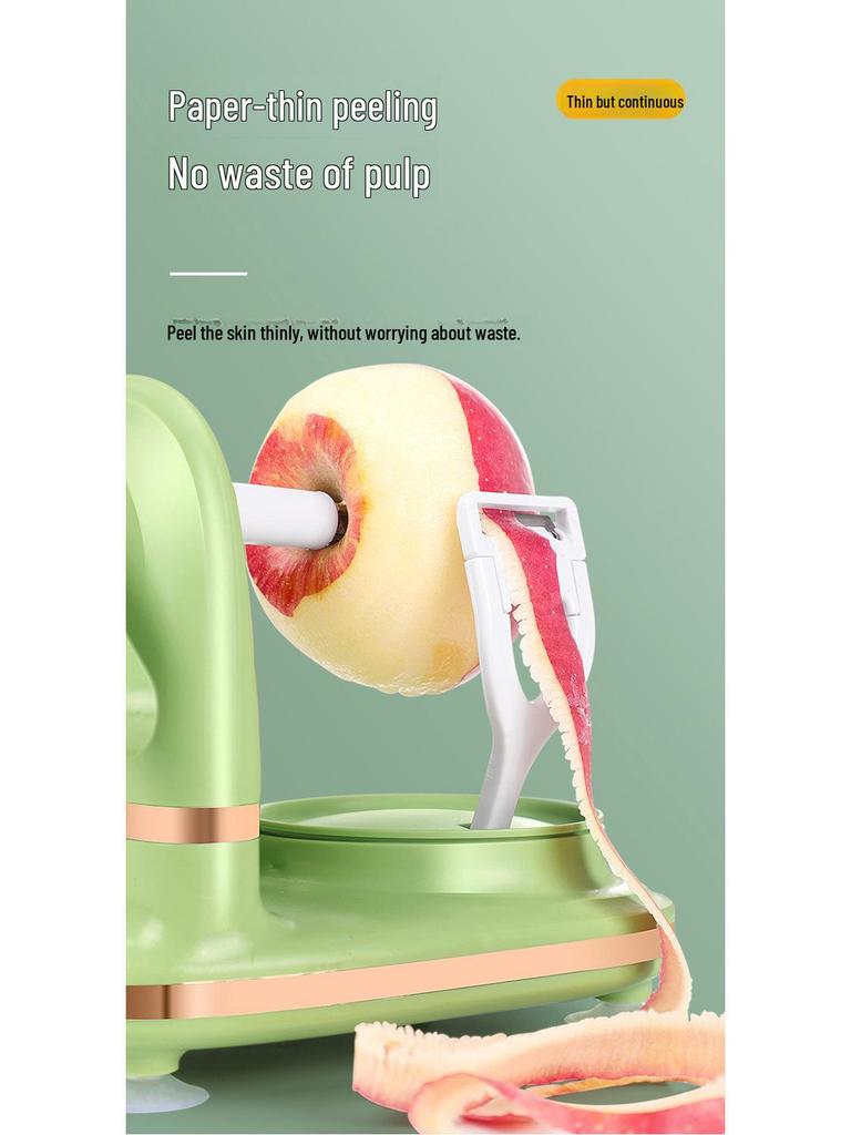 Multi-function Hand-cranked Apple and Pear Peeler for Easy Fruit Peeling.