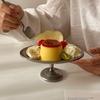 Stainless Steel Dessert Cup, Retro Ice Cream Bowl for Sundae, Reusable Parfait Goblet for Pudding Fruit, Home Kitchen Use