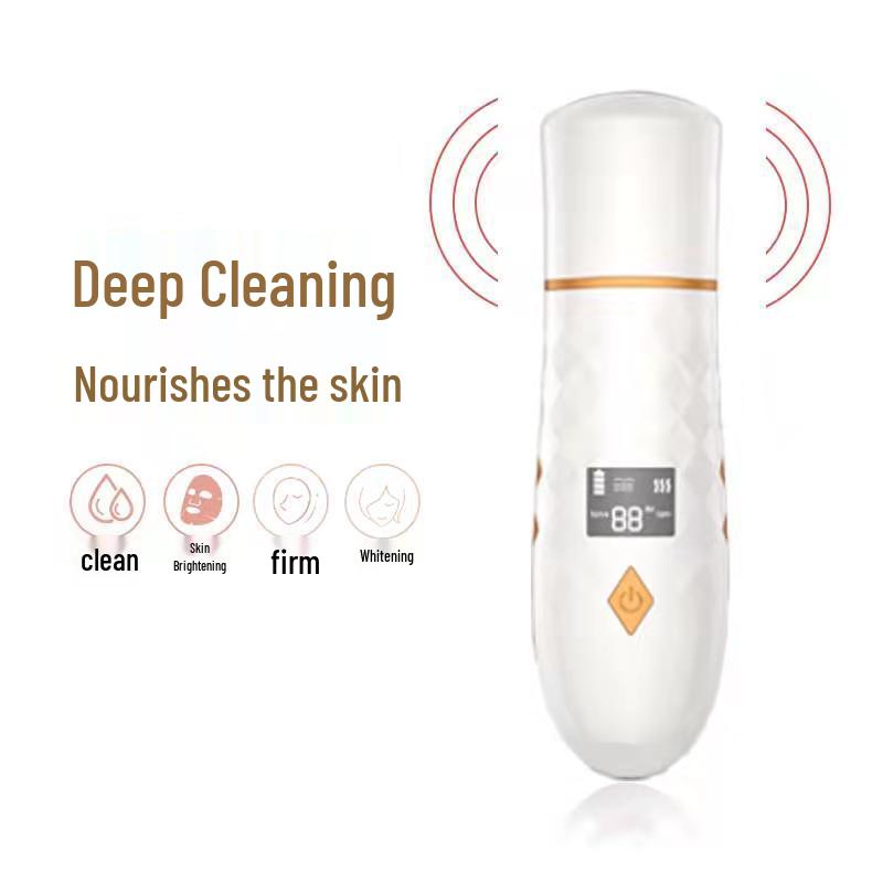 Ultrasonic Ion Skin Scrubber & Blackhead Remover Facial Cleaner