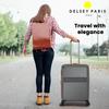 DELSEY PARIS SECURITECH TSA Expandable Official Gray Suitcase, 34L, 55cm, 2.8kg, 2-Year Warranty, Carry-On, Lock, Function, Import, D00400680111,