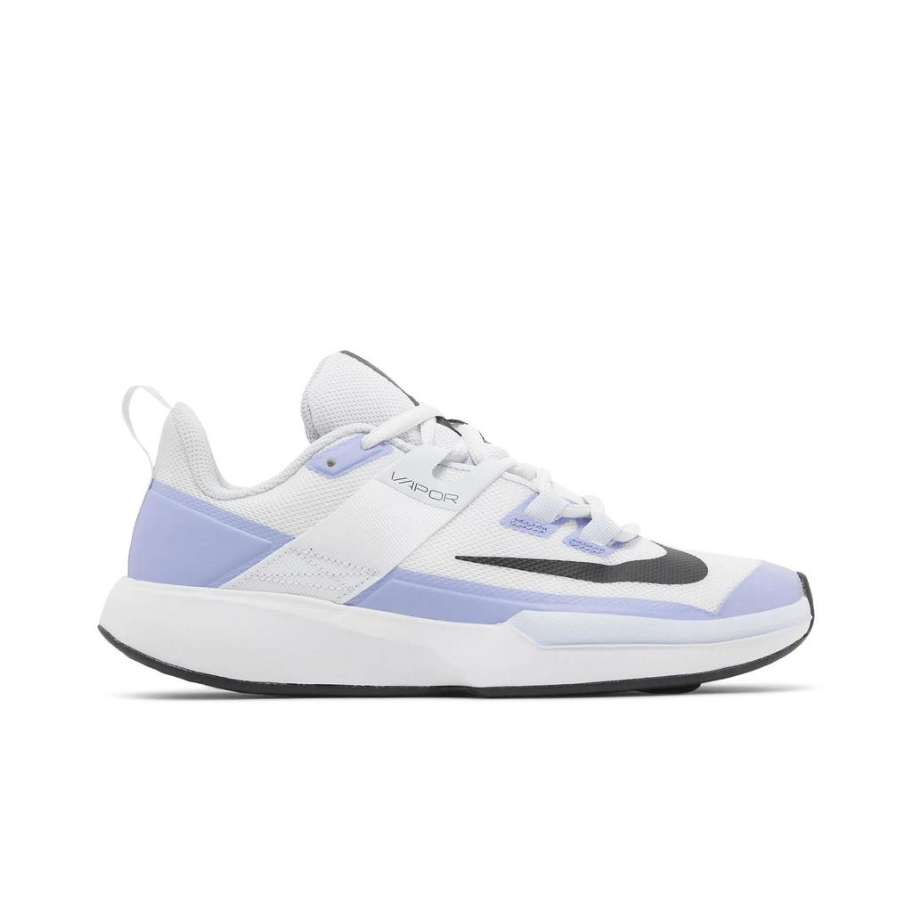 Womens NikeCourt Vapor Lite 'Light Thistle' (women's sizes) Light Thistle / Football Grey / White / Black Tennis Shoes DC3431 500