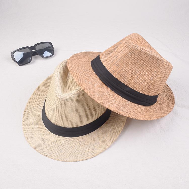 Buy Vintage Men Straw Male Sunhat Women 